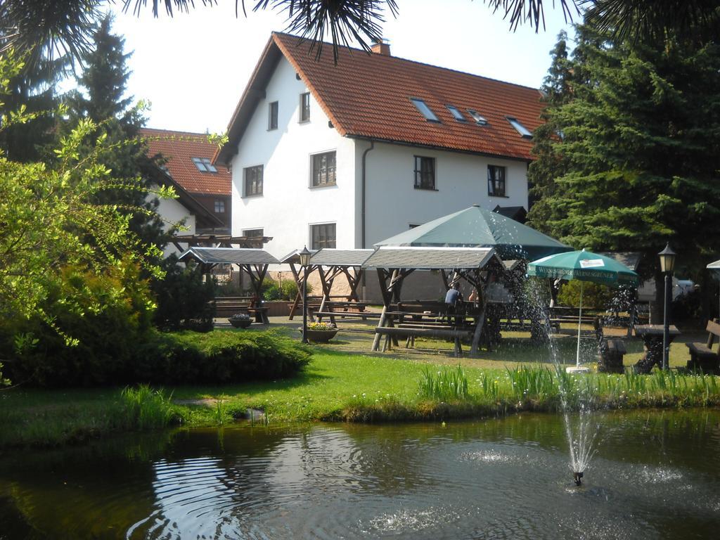 Hotel-Pension Flechsig Hartmannsdorf bei Kirchberg Eksteriør bilde